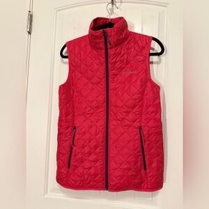 Columbia Omni Heath Quilted Vest, dark pink, size S (fits M)